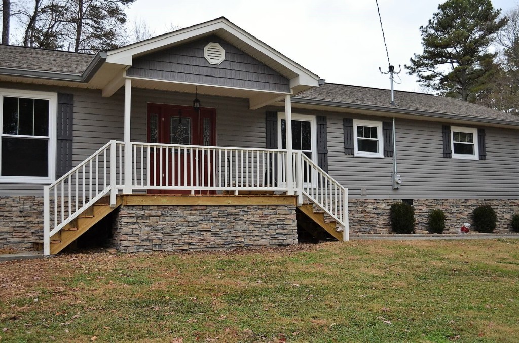 Grey Manufactured House